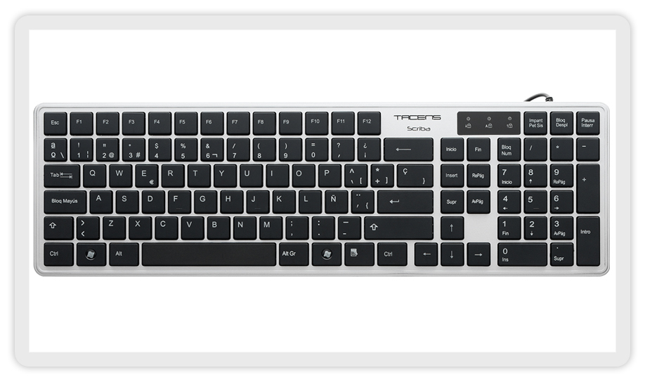 Tacens Scriba keyboard Office USB QWERTY – image 2