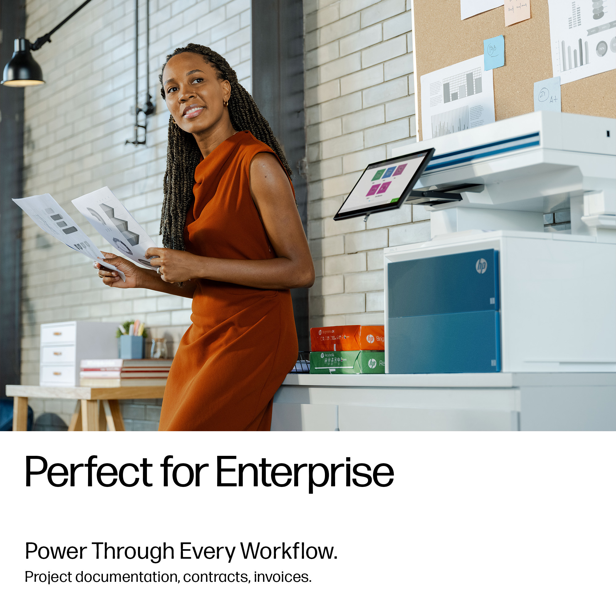 HP LaserJet Enterprise MFP 5601dn Printer – image 5