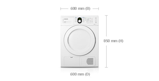 Samsung SDC14719 tumble dryer Freestanding Front-load – image 2