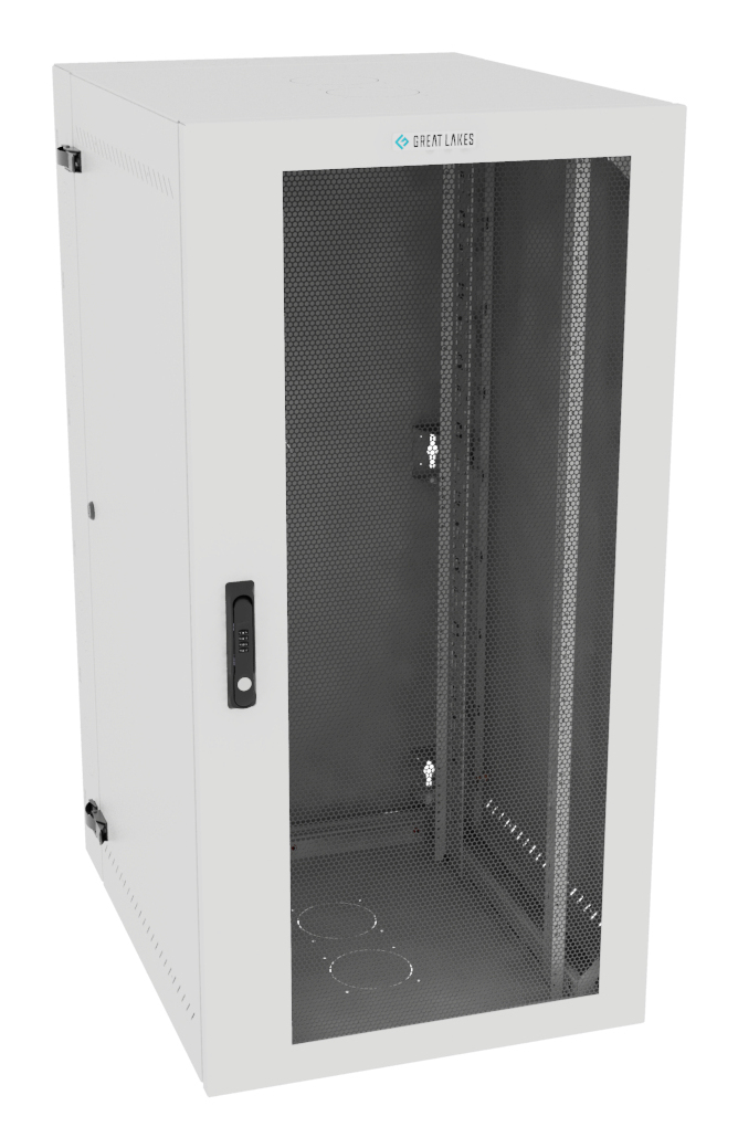Vertiv VR Rack GL48WMCMM-W-SC-00-00 rack cabinet 25U Wall mounted rack White – image 1