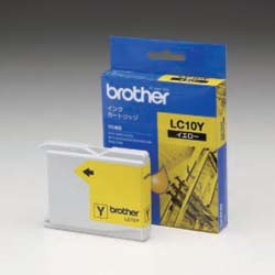 Brother LC10Y ink cartridge Original Standard Yield Yellow