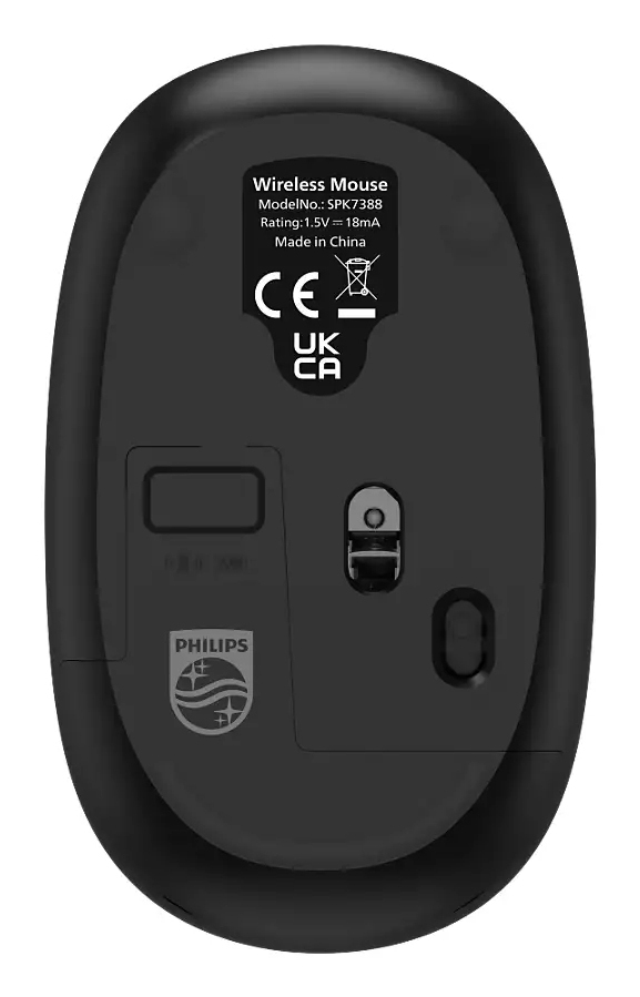 Philips 3000 series SPK7388B/97 mouse Office Ambidextrous RF Wireless Optical 1600 DPI – image 4
