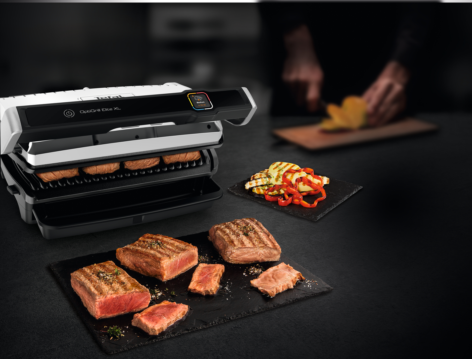 Tefal OptiGrill Elite XL GC760D contact grill – image 7