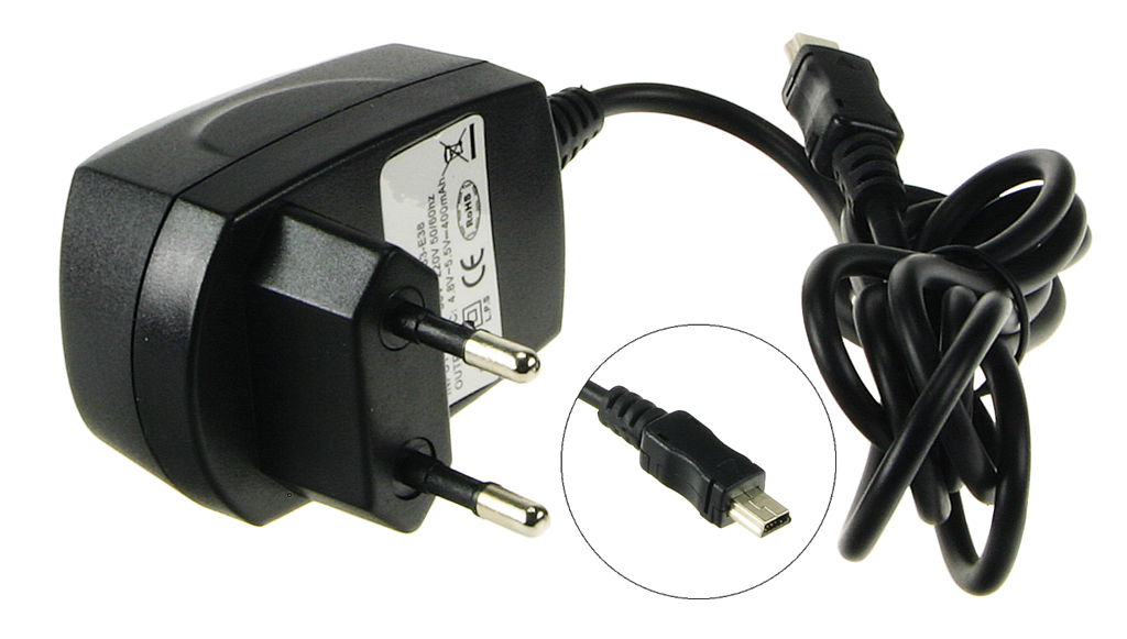2-Power Mobile Phone AC Adapter (Mini USB)