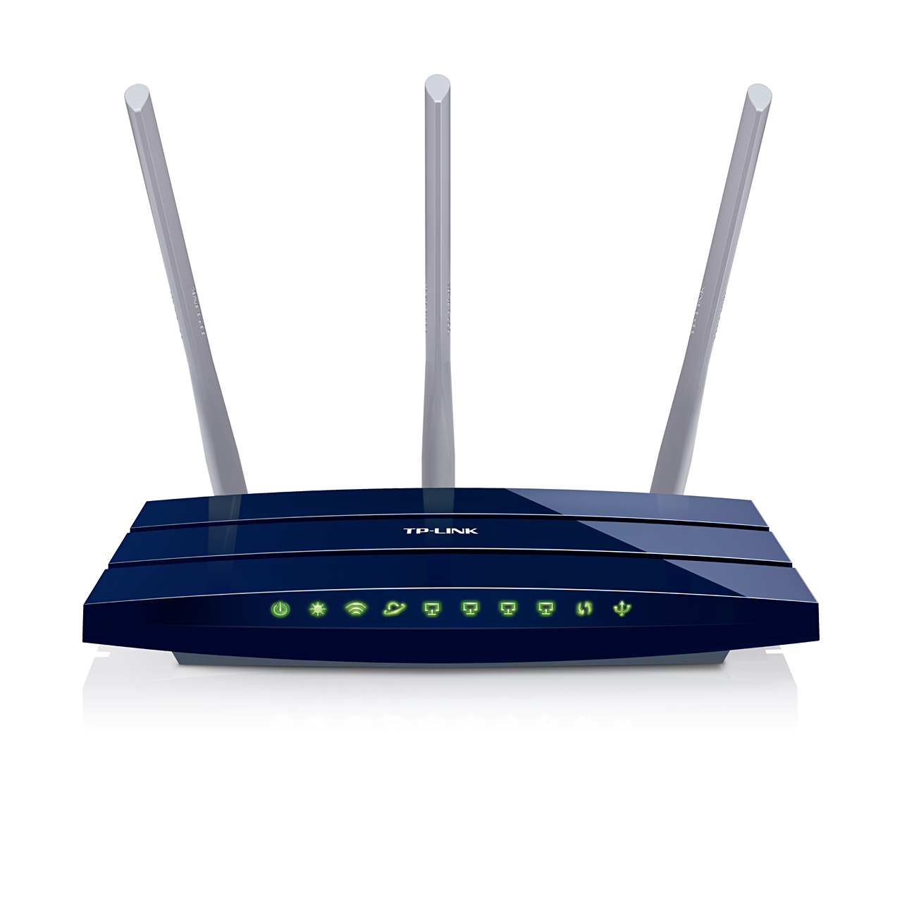TP-Link TL-WR1043ND wireless router Gigabit Ethernet Blue – image 1