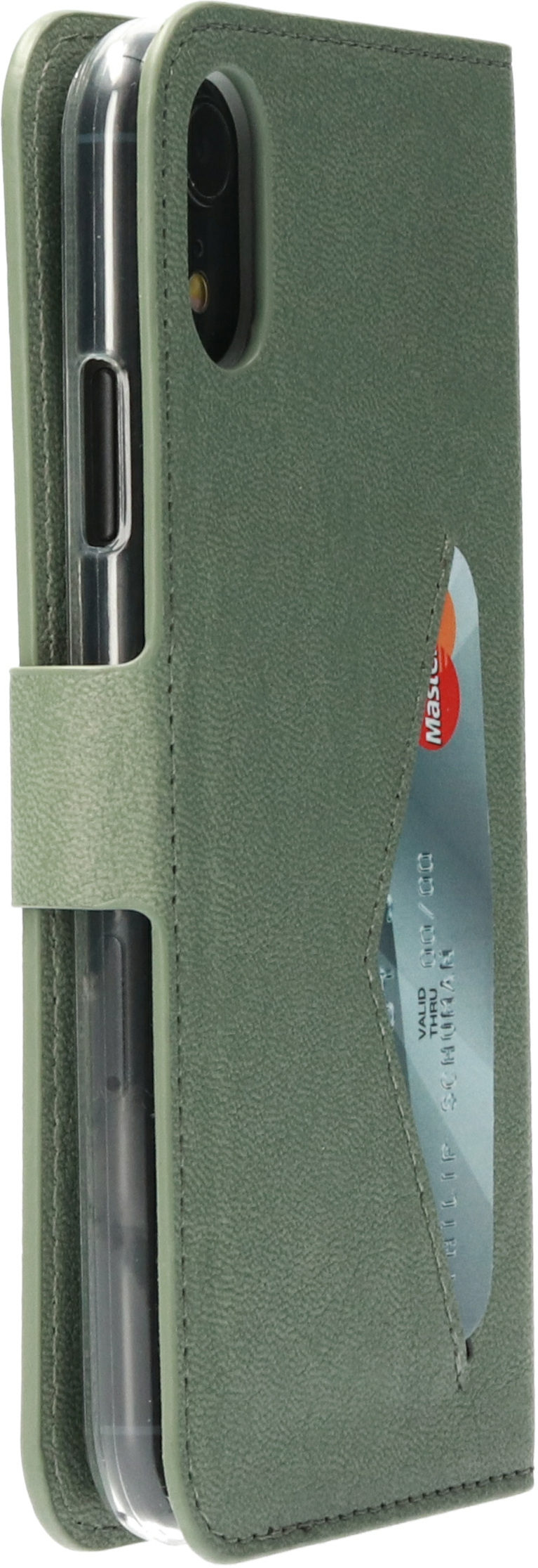 Mobiparts Classic Wallet Case iPhone XR Stone Green – image 4