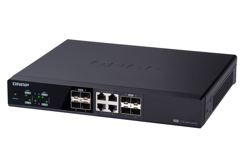 QNAP QSW-804-4C network switch Unmanaged Black – image 8