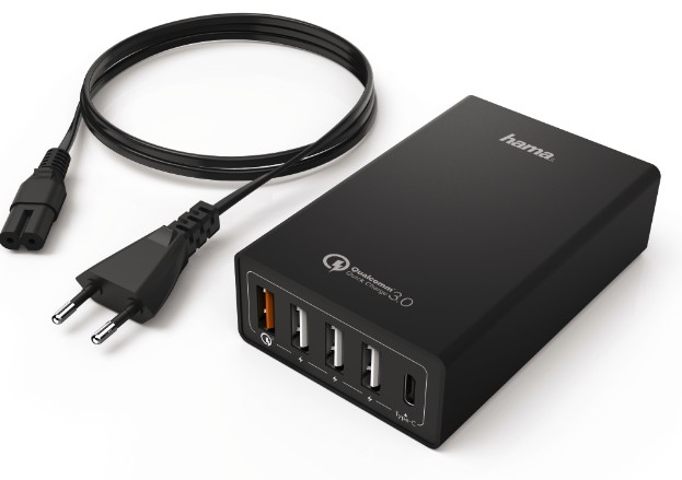Hama 00183264 mobile device charger Mobile phone, Smartphone, Tablet Black AC Fast charging Indoor – image 1