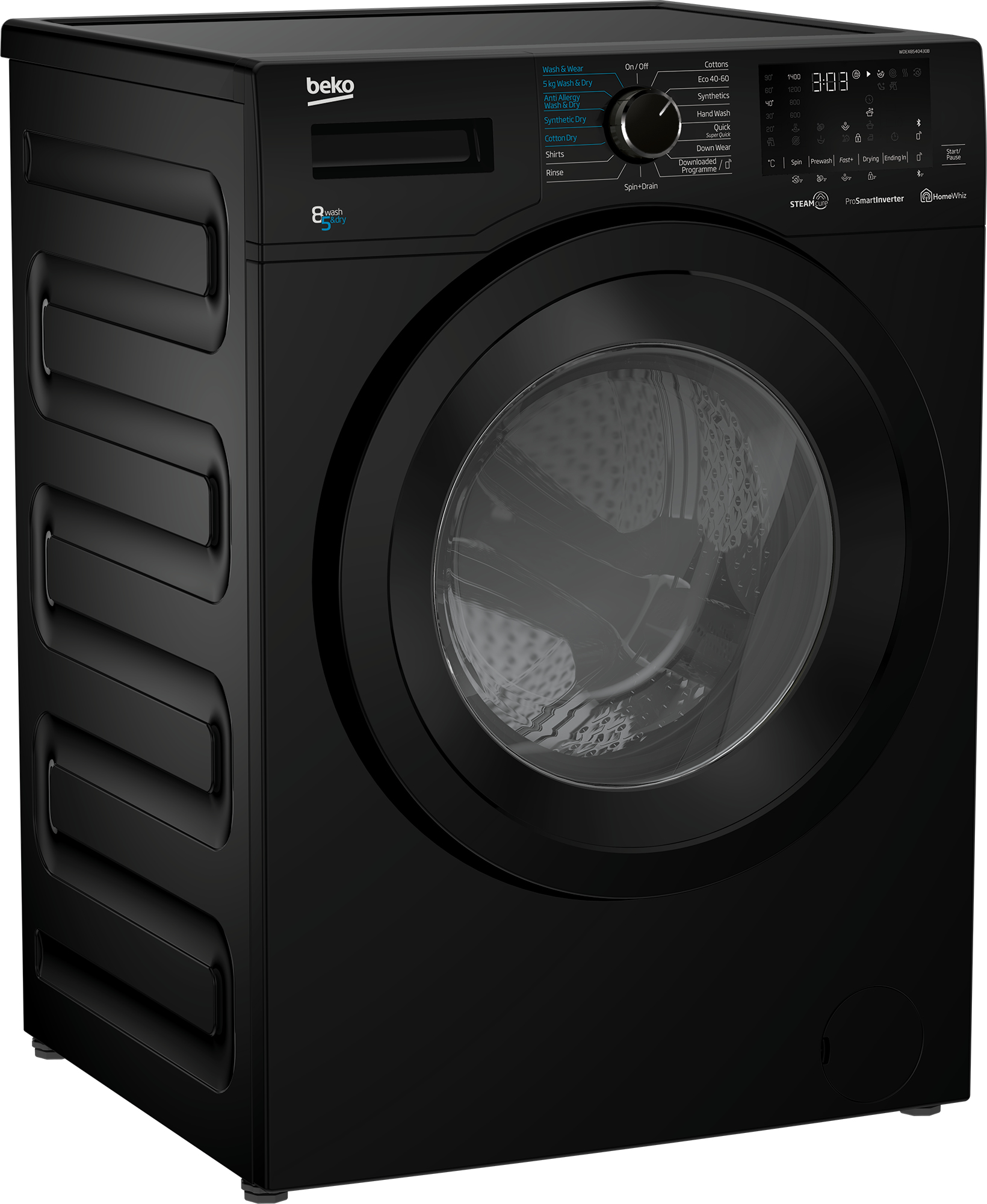 Beko WDEX8540430B Freestanding – image 2