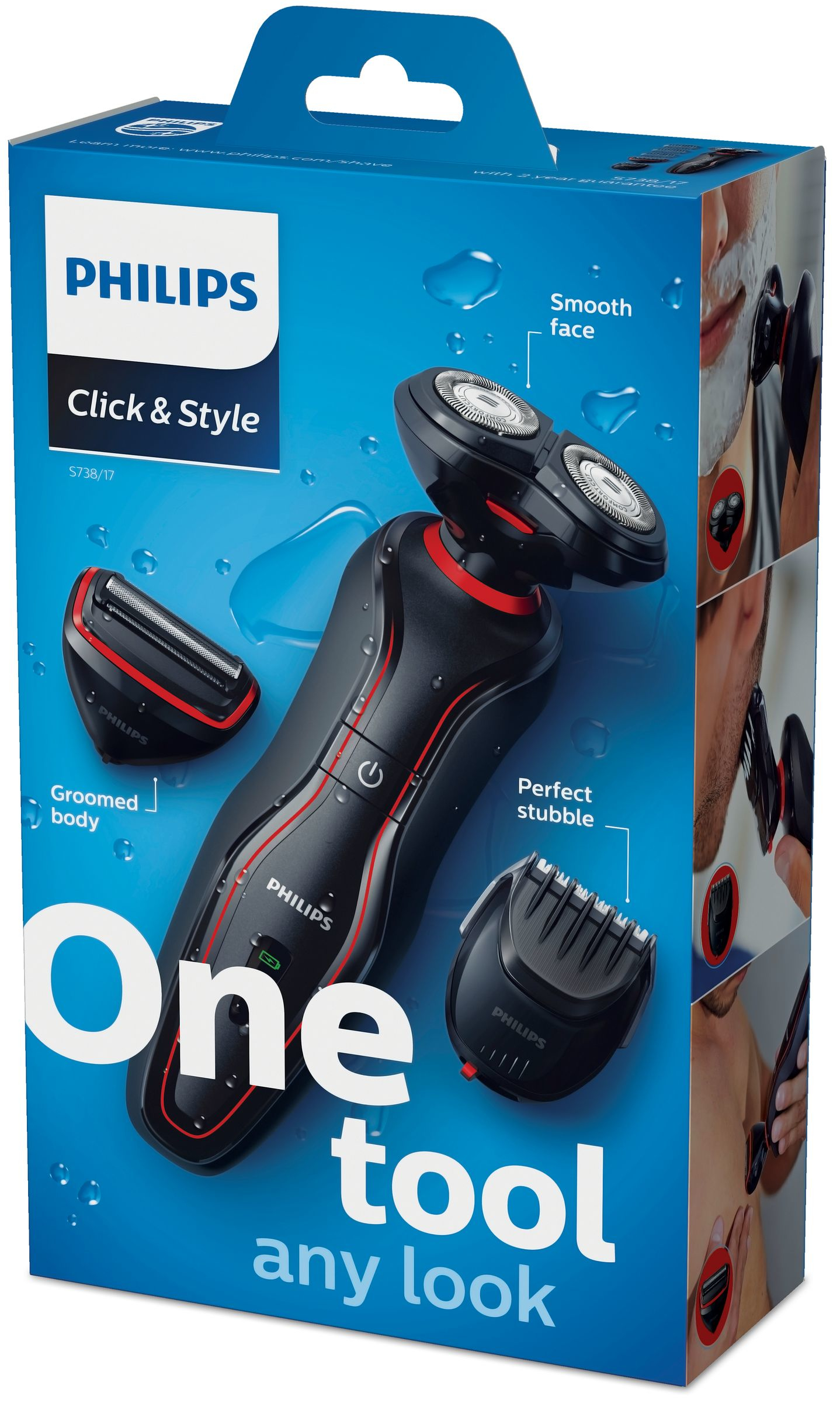 Philips Click & Style shave, style and groom S738/17 – image 2