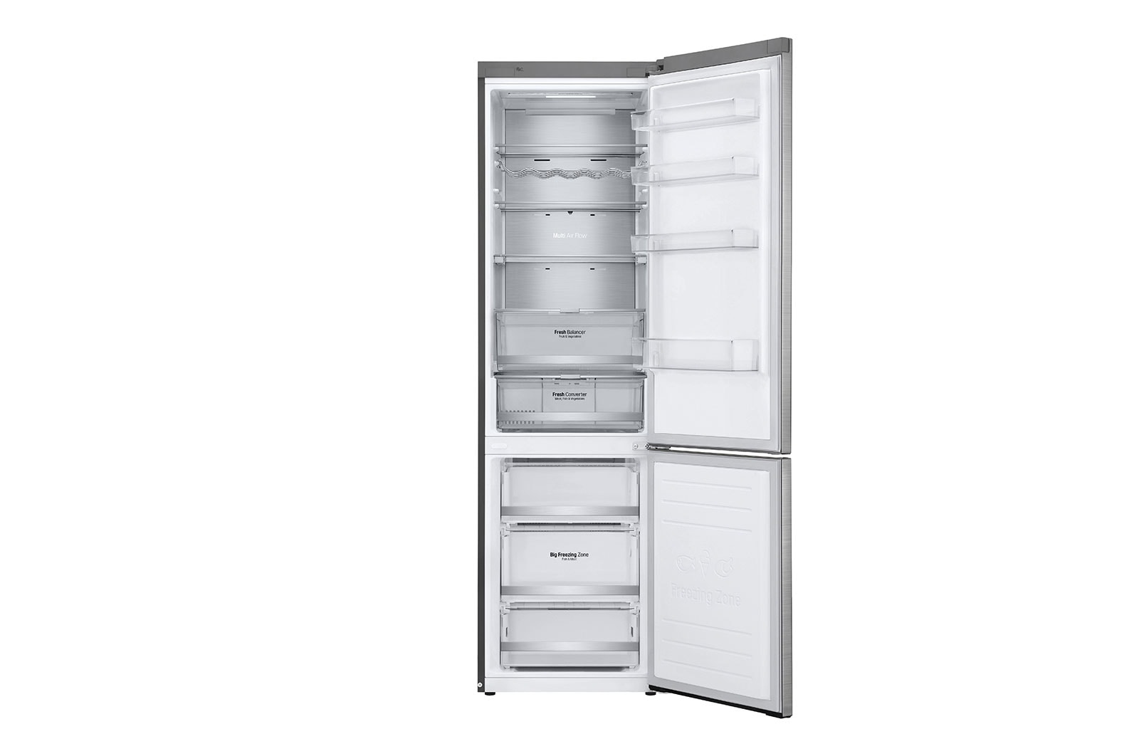 LG GBB92STABP fridge-freezer Freestanding – image 2