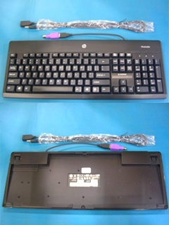 HP 613125-171 keyboard USB + PS/2 Arabic Black
