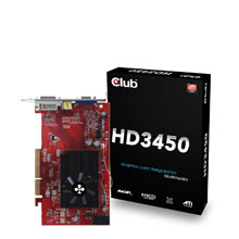 CLUB3D HD3450 GDDR2