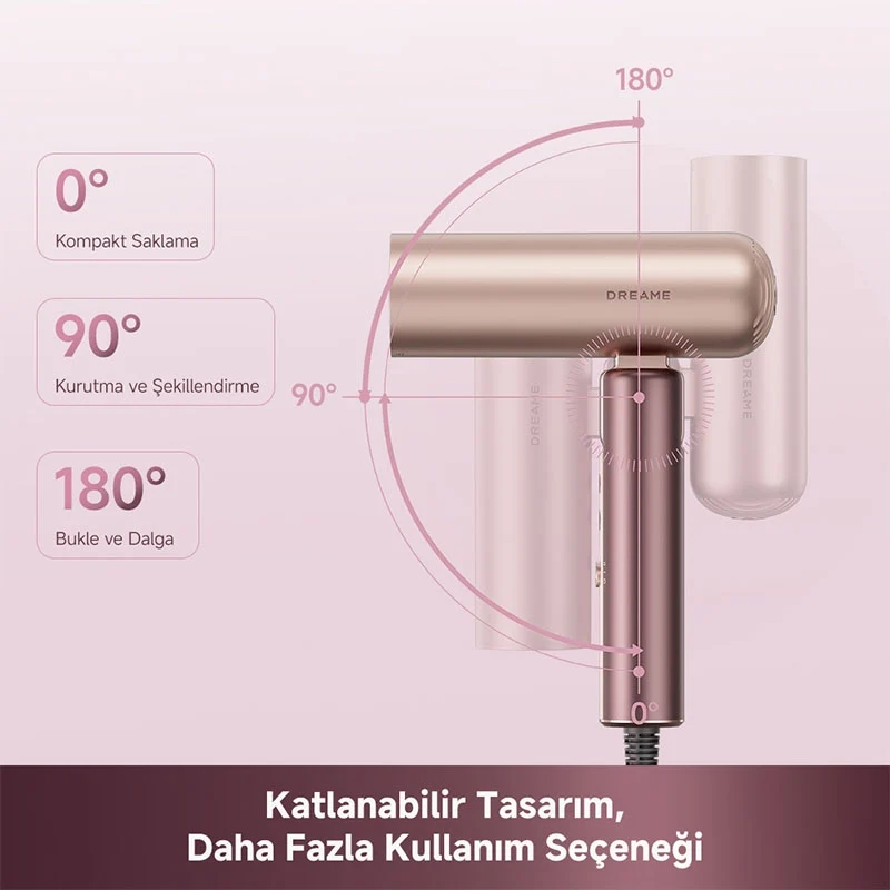 Dreame Pocket Aura Saç Kurutma Makinesi Gold – image 4