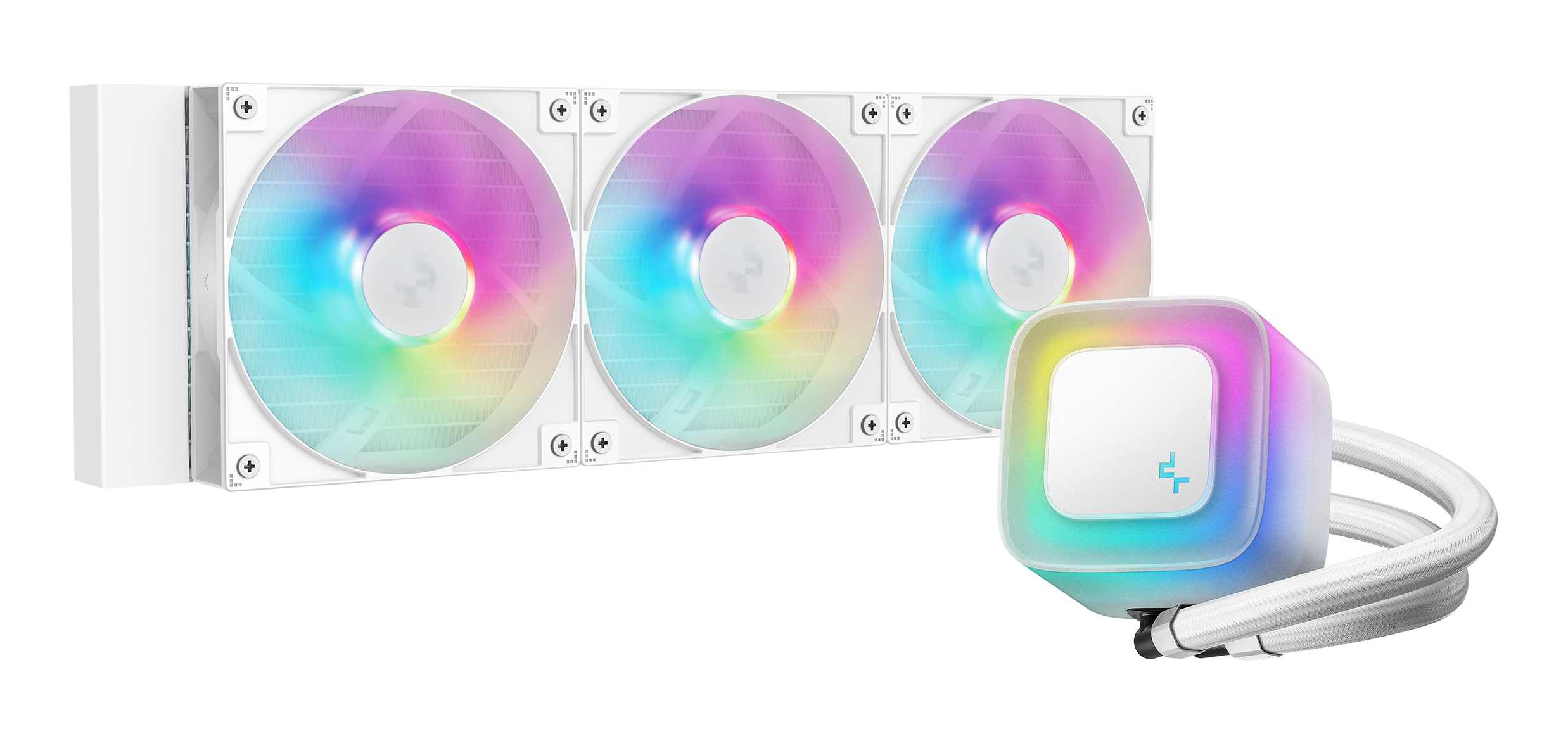 DeepCool LE360 WH V2 Processor All-in-one liquid cooler 12 cm White 1 pc(s)