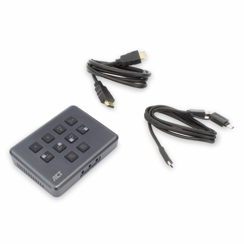ACT Dual HDMI input USB-C Video Switcher for capturing and live streaming – image 9