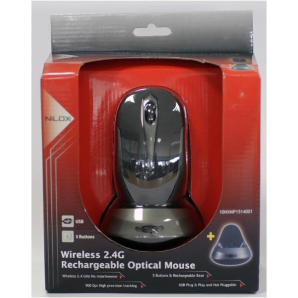 Nilox 10NXMP1514001 mouse RF Wireless Optical 800 DPI – image 3