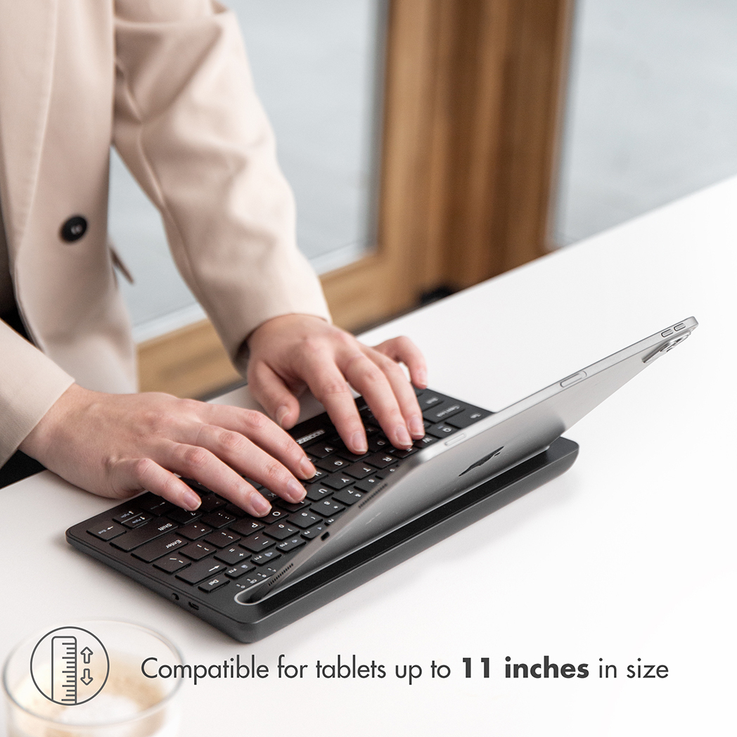 Accezz SH00045448 mobile device keyboard QWERTY Bluetooth Black – image 6