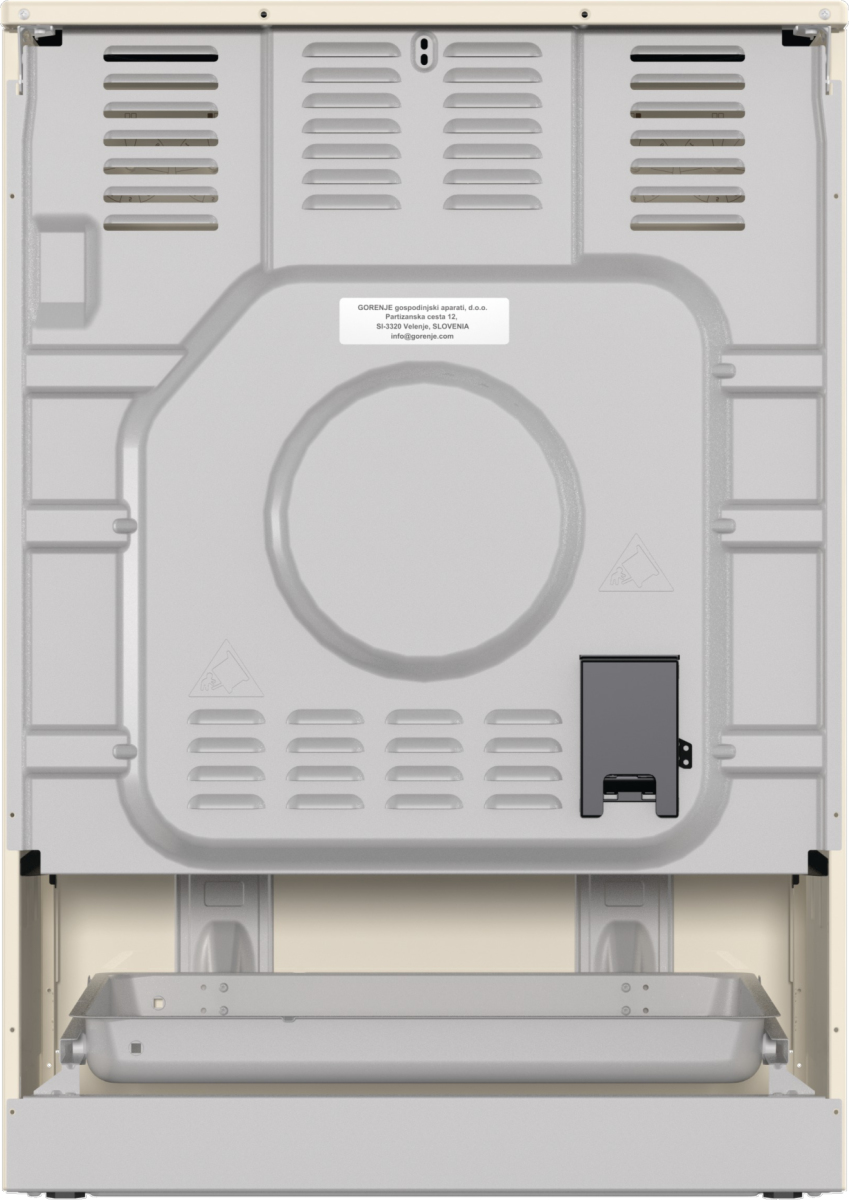 Gorenje GECS6B70CLI Freestanding cooker Ceramic hob Beige – image 5
