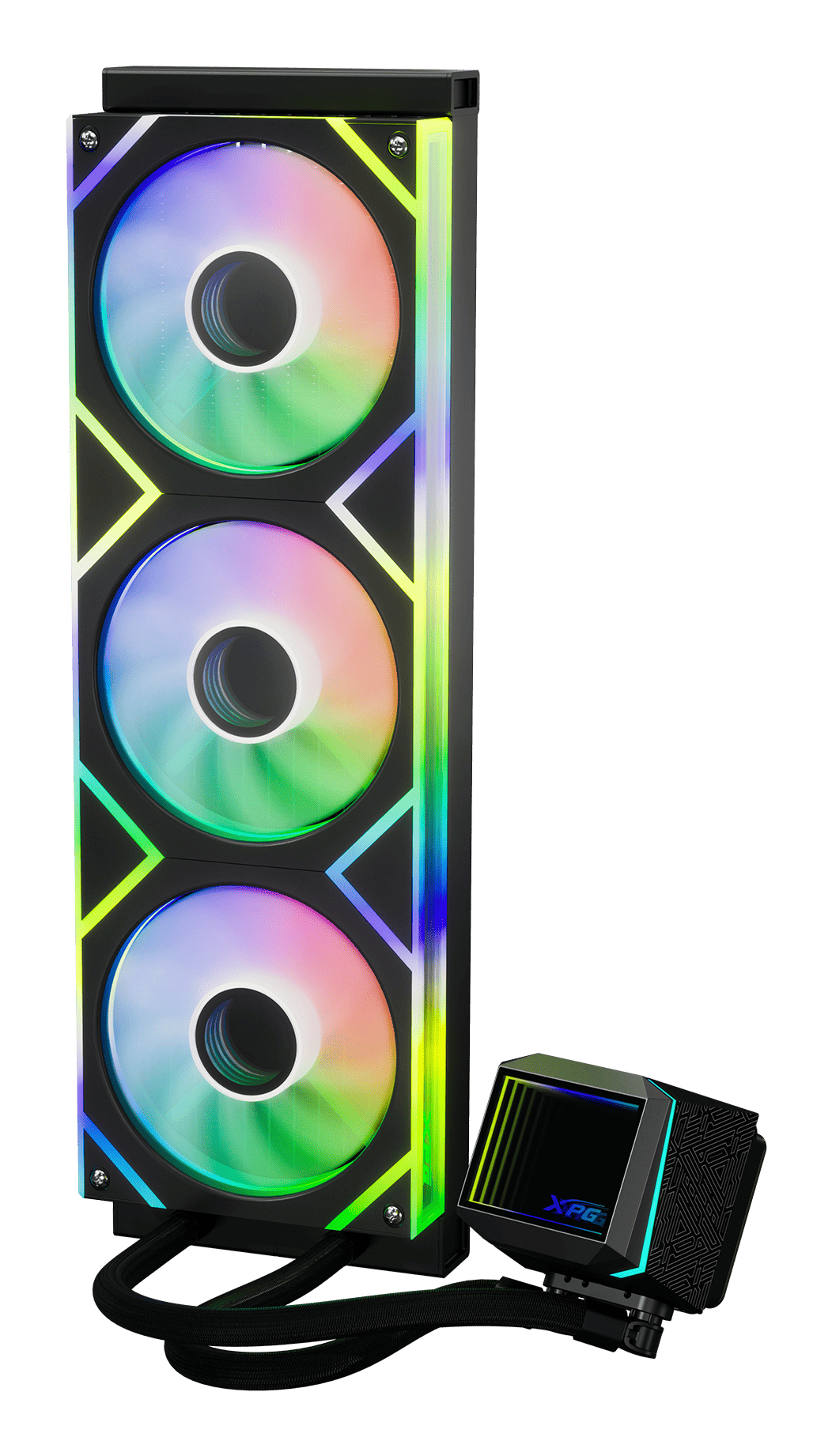 WAK XPG LEVANTE II 360            (3*120mm ARGB Fan) schwarz Wasserkühler