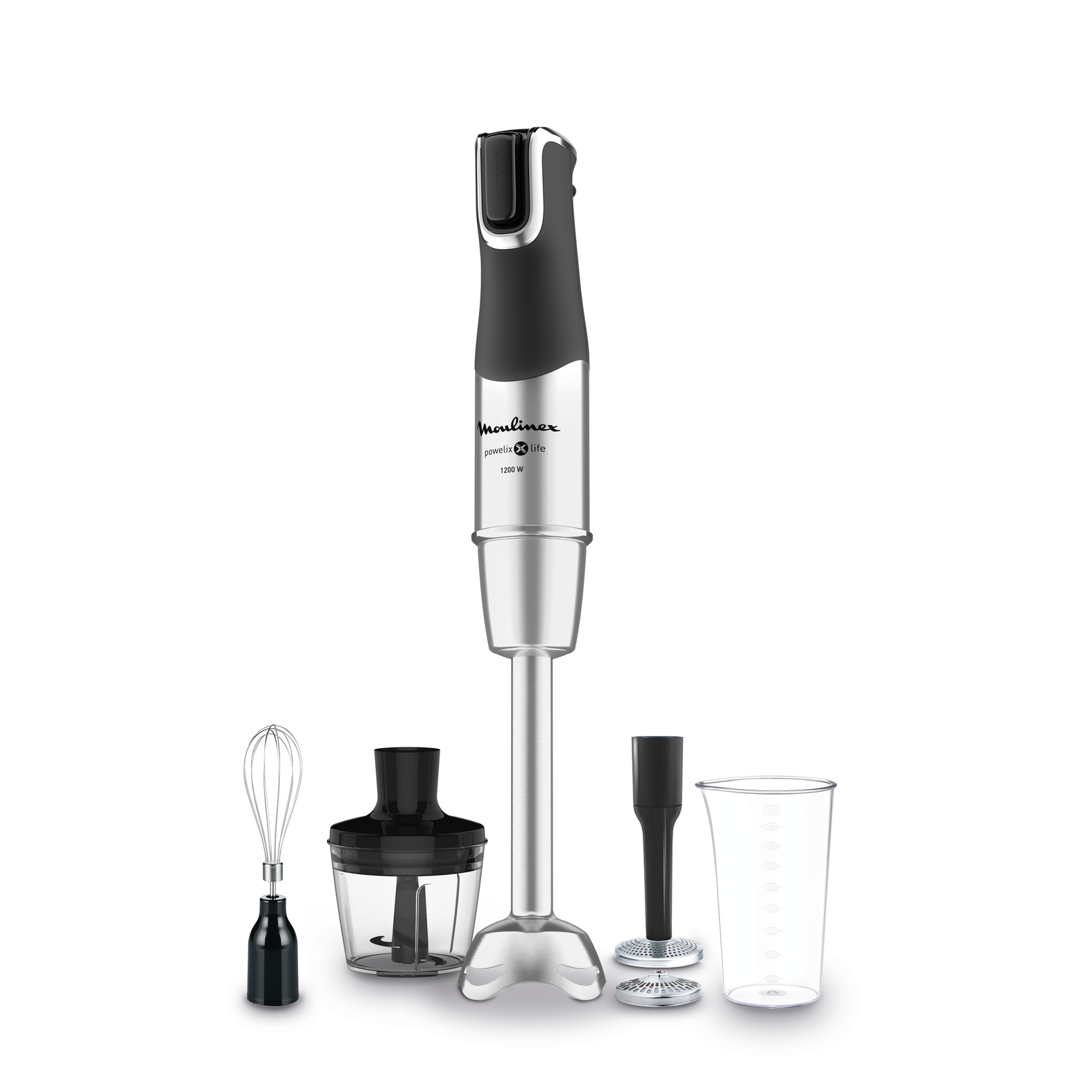 Moulinex DD95HD 0.8 L Immersion blender 1200 W Black, Stainless steel
