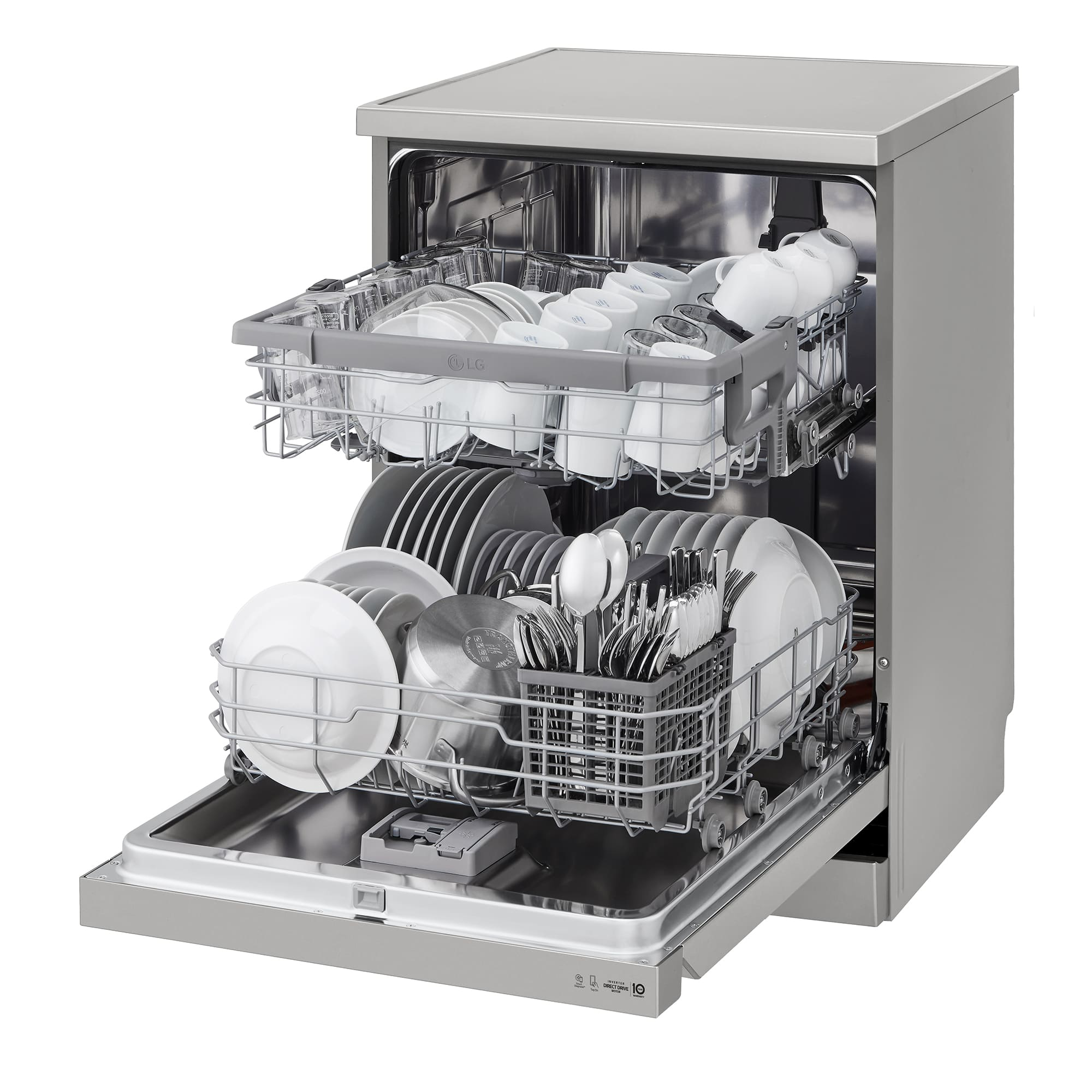 LG DF242FP dishwasher Freestanding 14 place settings – image 4