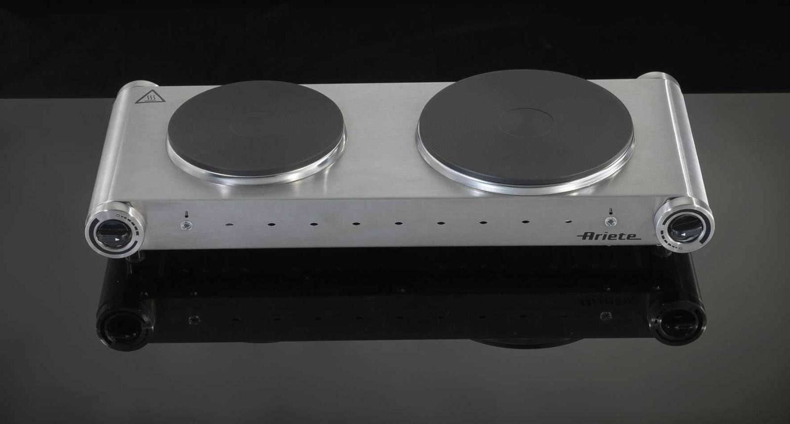 Ariete 994 Black, Stainless steel Countertop Sealed plate 2 zone(s) – image 3