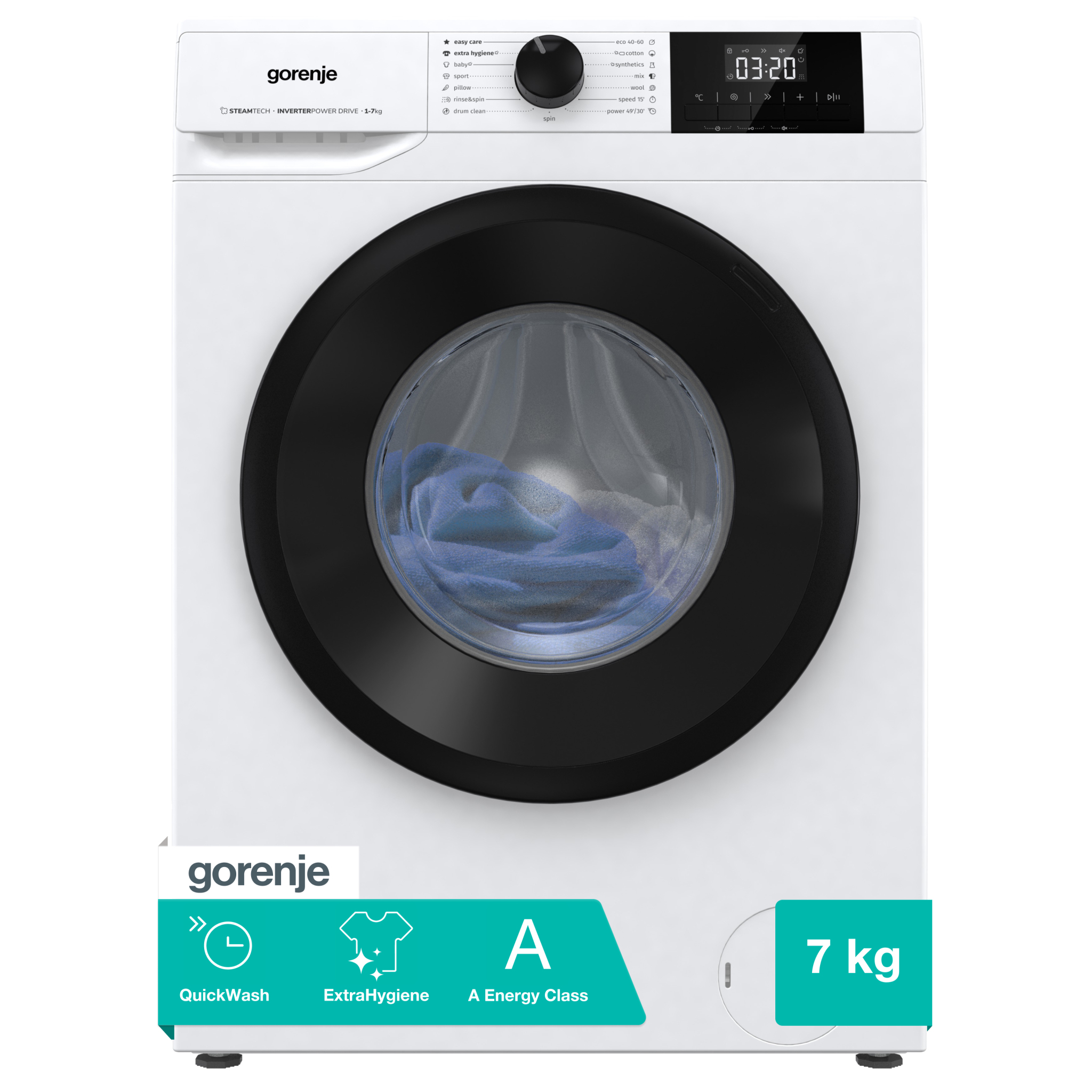 Gorenje WG1PS72A1/UK — vue 1 sur 2