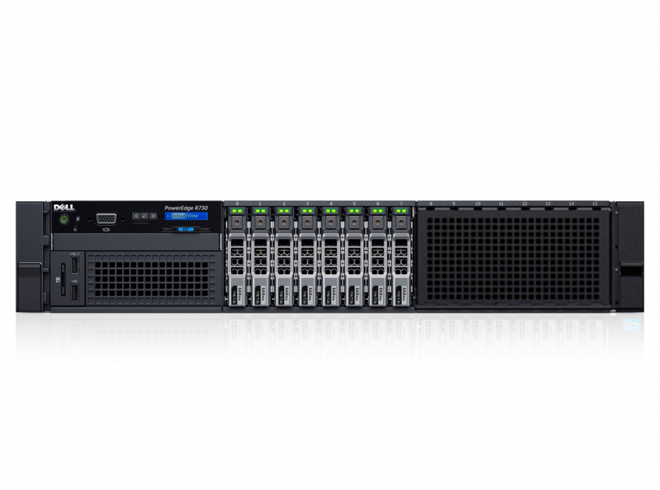 Dell Wyse PowerEdge R730 servrar 300 GB Rack (2U) Intel® Xeon® E5 v4 2,2 GHz 16 GB DDR4-SDRAM