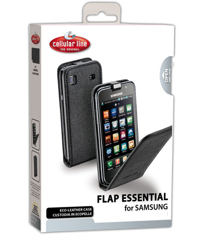 Cellularline FLAPESSENNOTE2BK mobile phone case Flip case Black