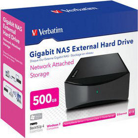 Verbatim Gigabit NAS External Hard Drive 500GB – image 5