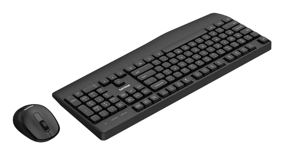 Philips 3000 series SPT6348B/15 keyboard Mouse included Home/Office RF Wireless Black – image 4