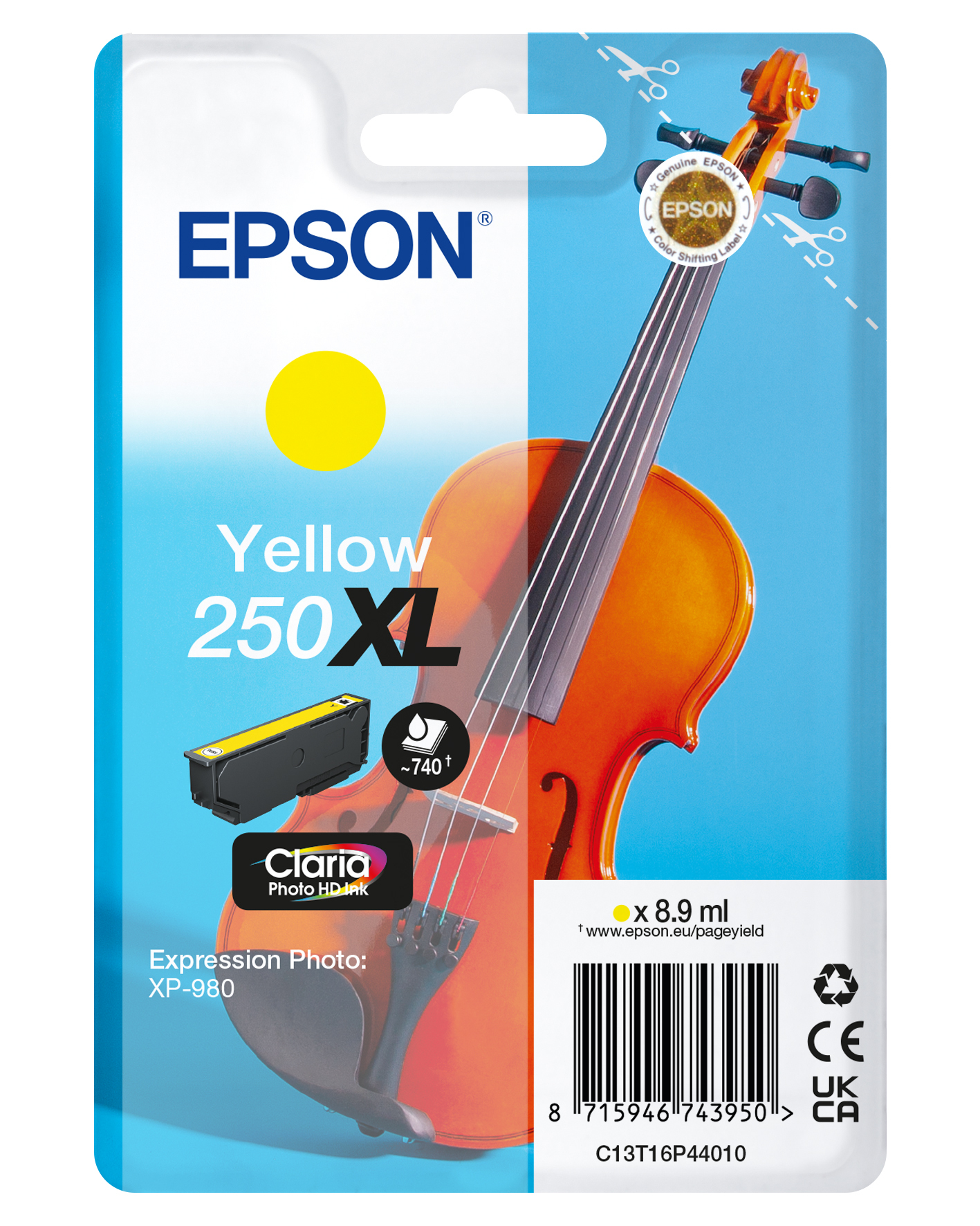 Epson 250XL Violin Claria Photo HD