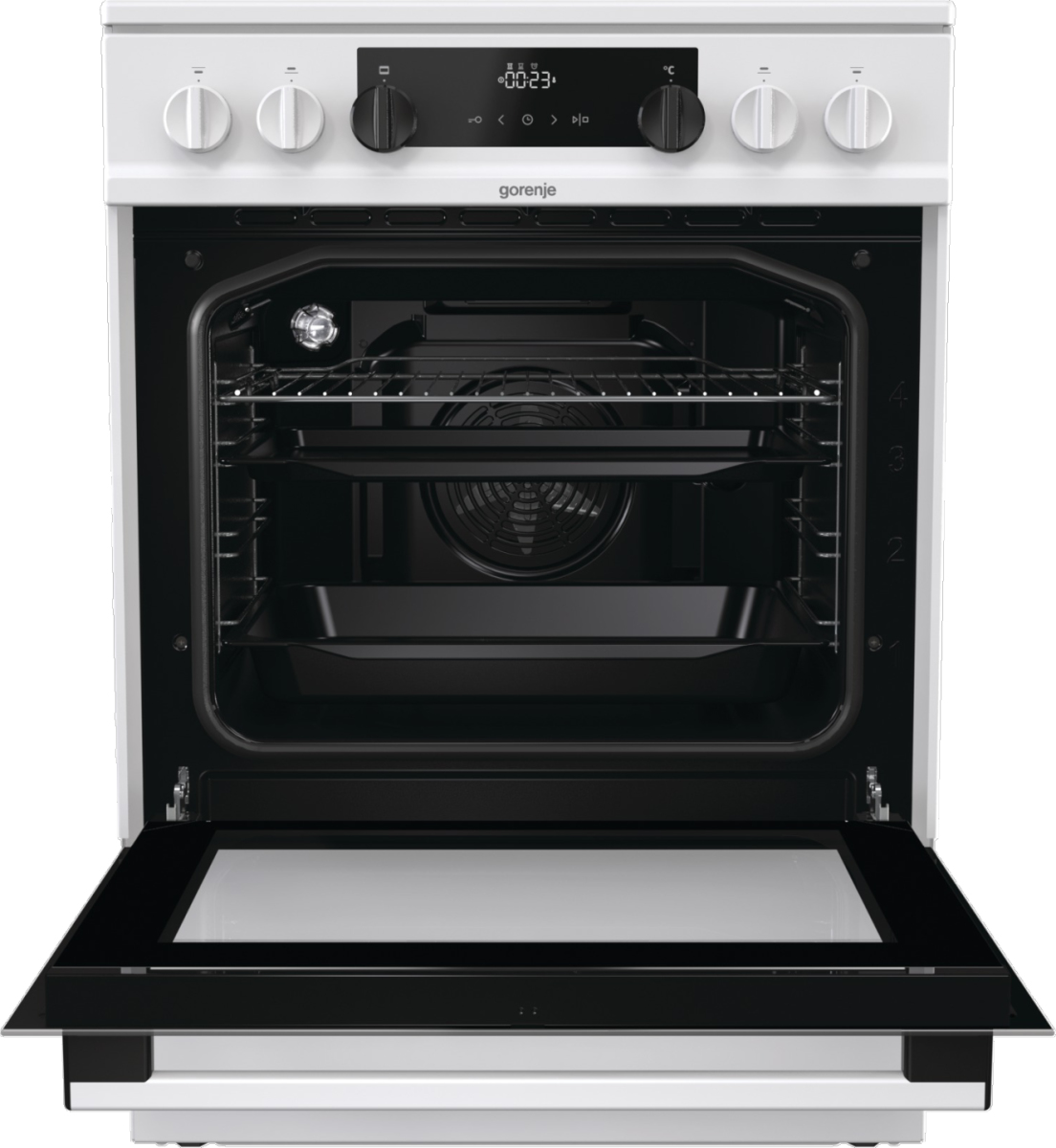 Gorenje ECS6350WC Freestanding cooker Electric Ceramic hob White – image 4