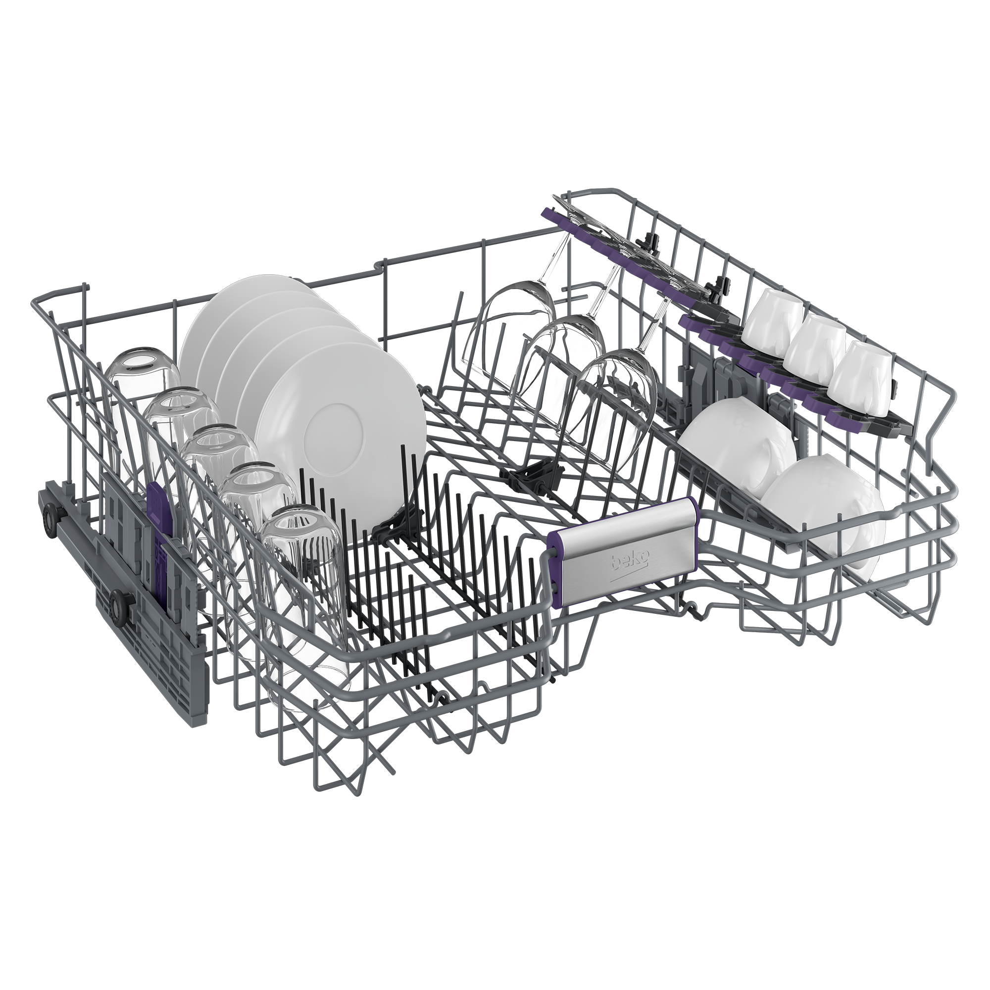 Beko DFN38531DX dishwasher Freestanding 15 place settings – image 4