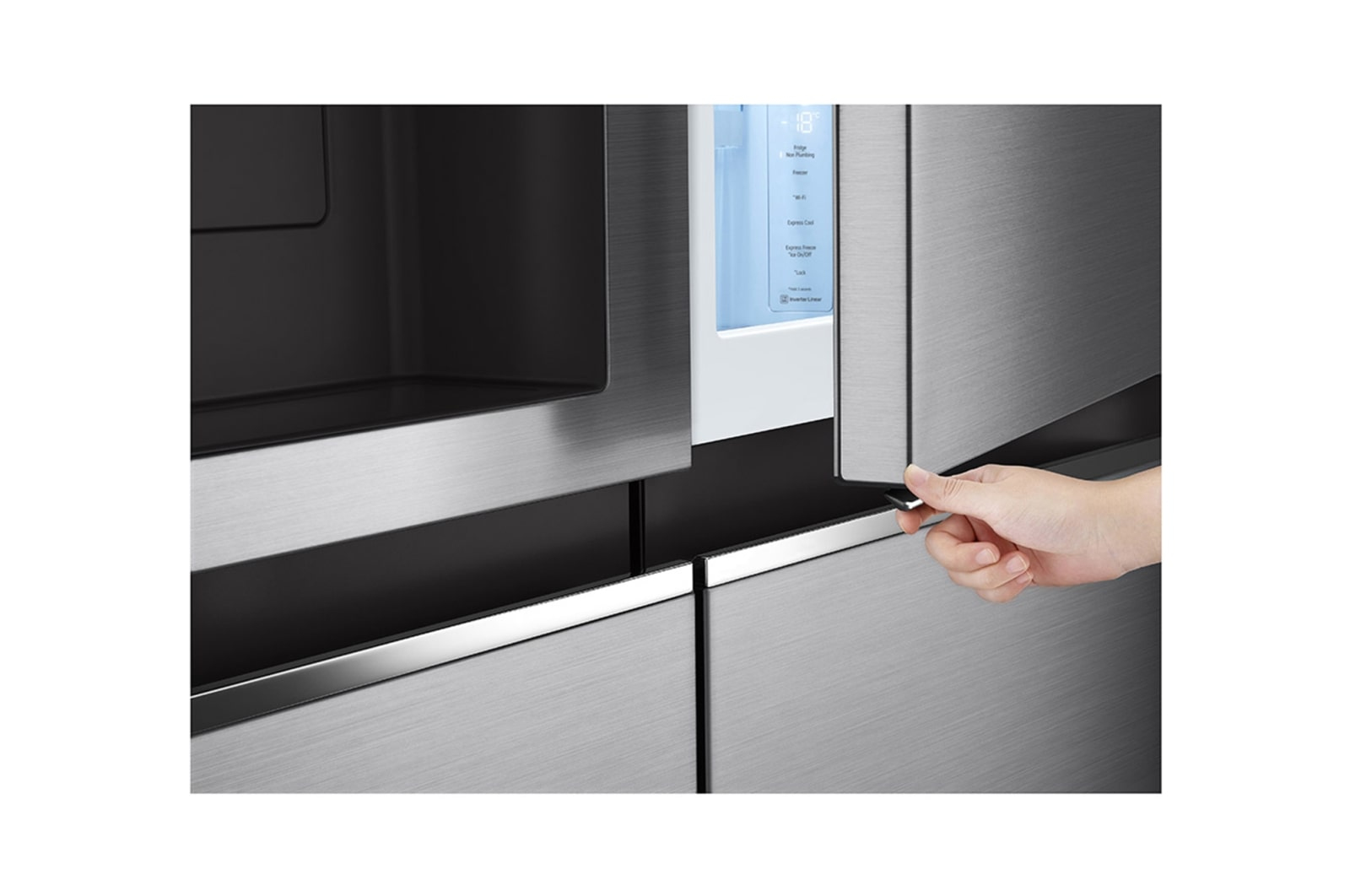 LG GSJV71PZTF side-by-side refrigerator Freestanding – image 3