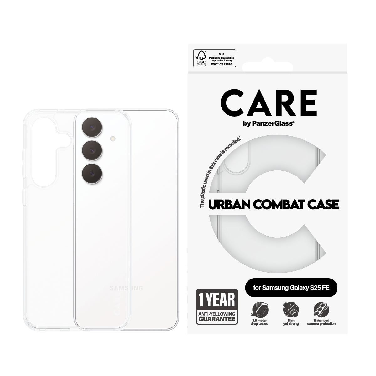 PanzerGlass CARE™ by PanzerGlass® Urban Combat Case Samsung Galaxy S25 FE 5G – image 2