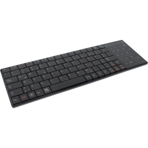 InLine 55374 keyboard Bluetooth Black
