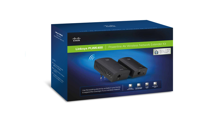 Linksys PLWK400 Network transmitter & receiver Black – image 2