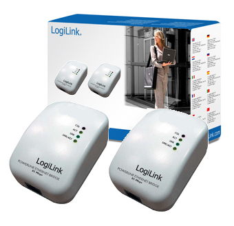 LogiLink Powerline 220 Volt -> RJ45 Adapter