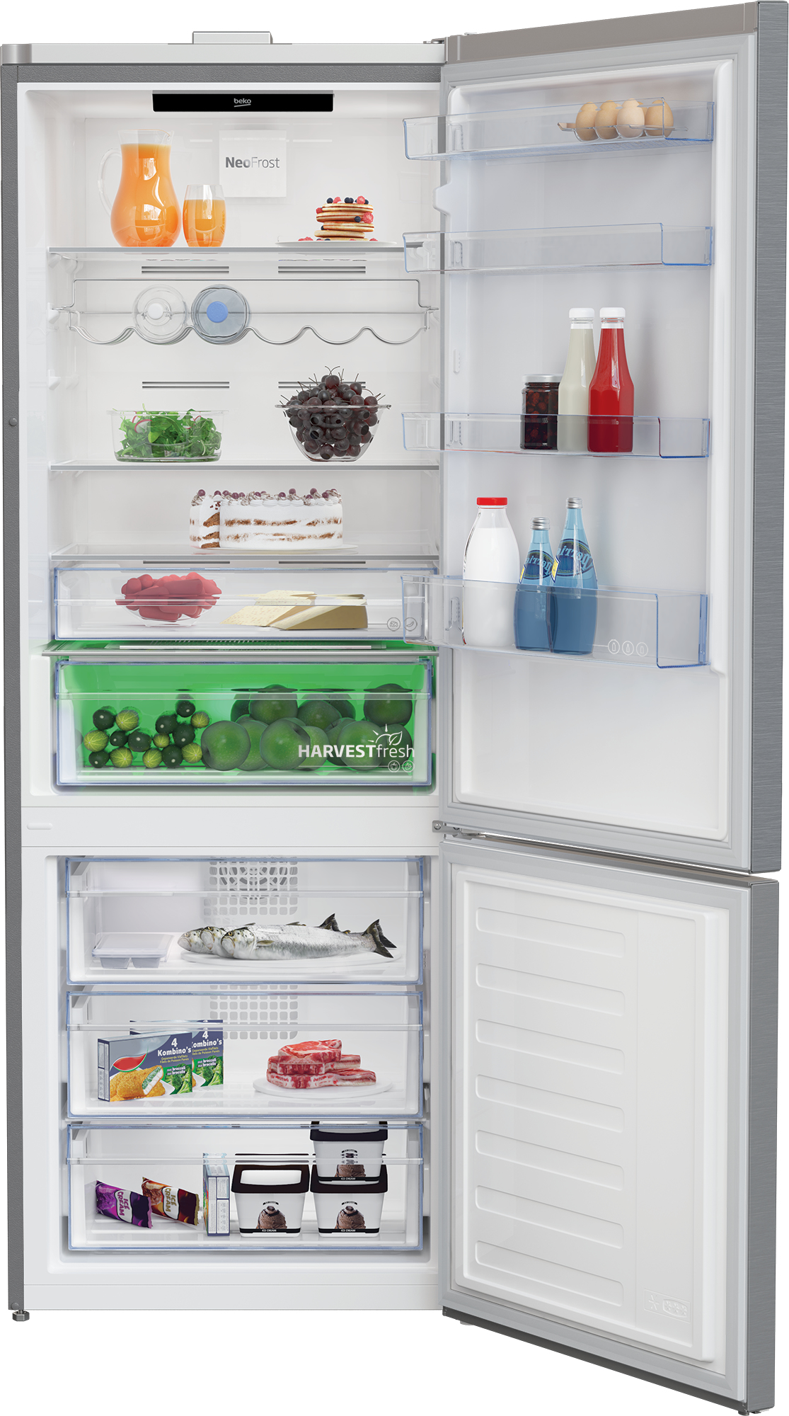 Beko 7298247502 fridge-freezer Freestanding – image 3