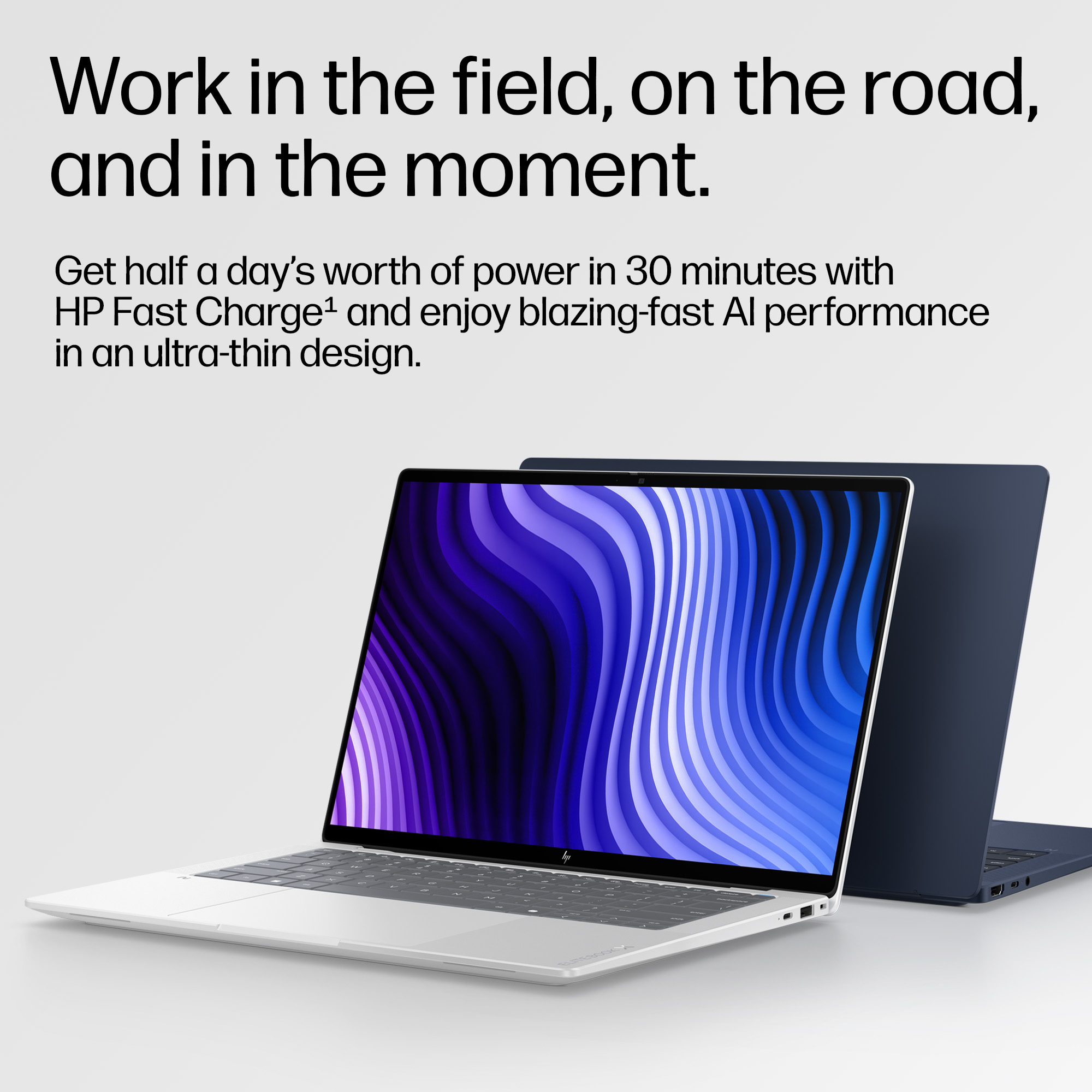 HP EliteBook X G2q 14 inch Notebook Next Gen AI PC Wolf Pro Security Edition Copilot+ PC Laptop 35.6 cm (14″) 3K 24 GB LPDDR5x-SDRAM 512 GB SSD Wi-Fi 7 (802.11be) Windows 11 Pro Blue image 8