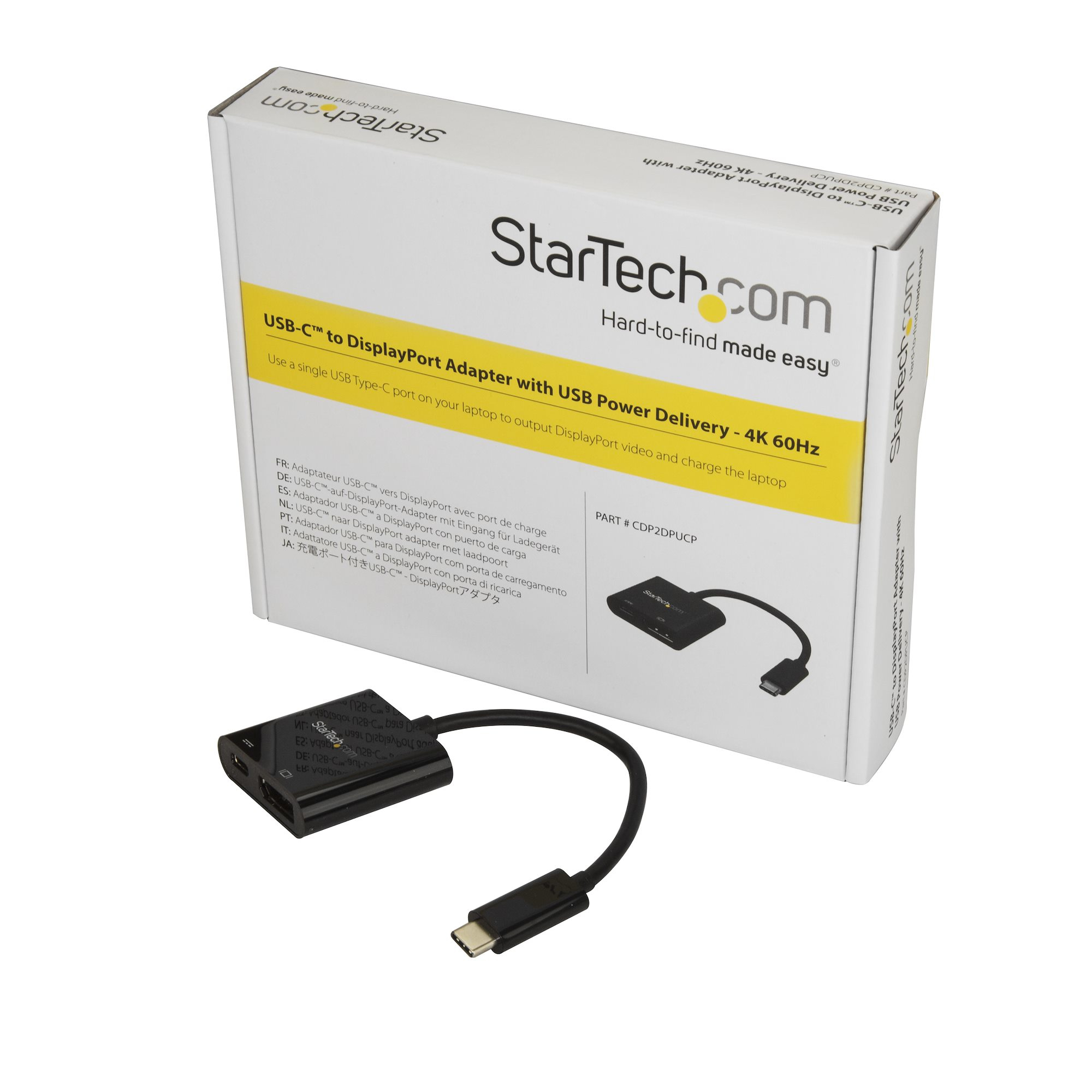StarTech.com USB C to DisplayPort Adapter with Power Delivery - 4K – image 4