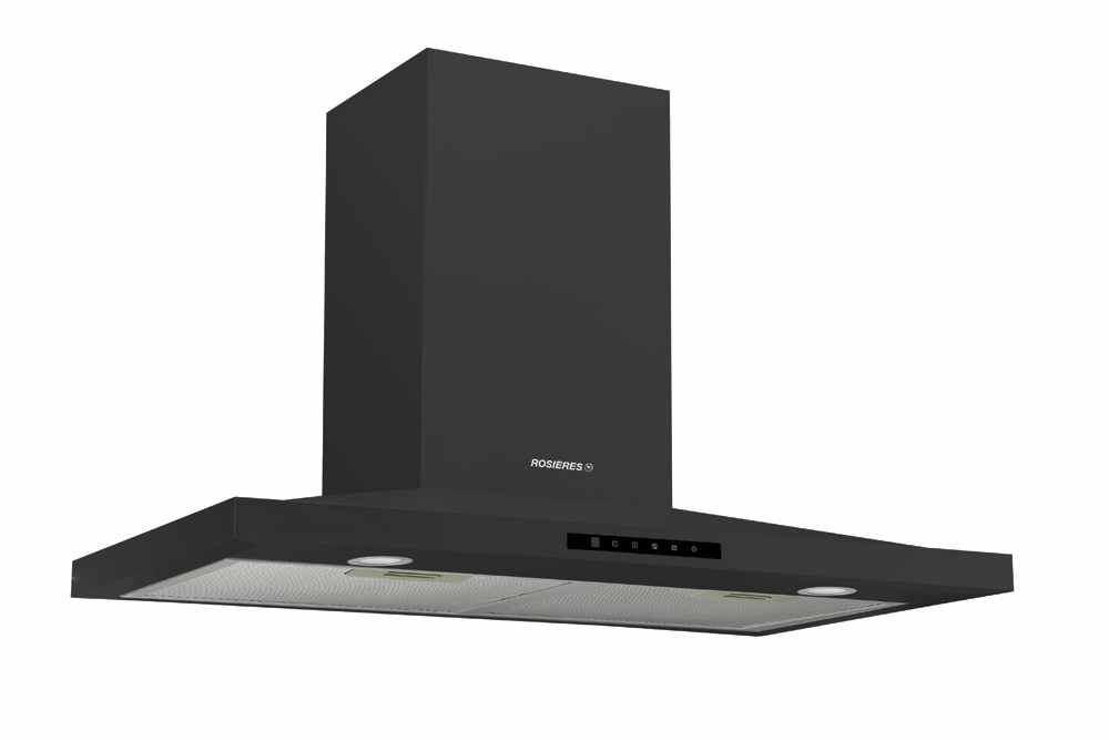 Rosieres RHP67000/1LPN Wall-mounted Black 621 m³/h