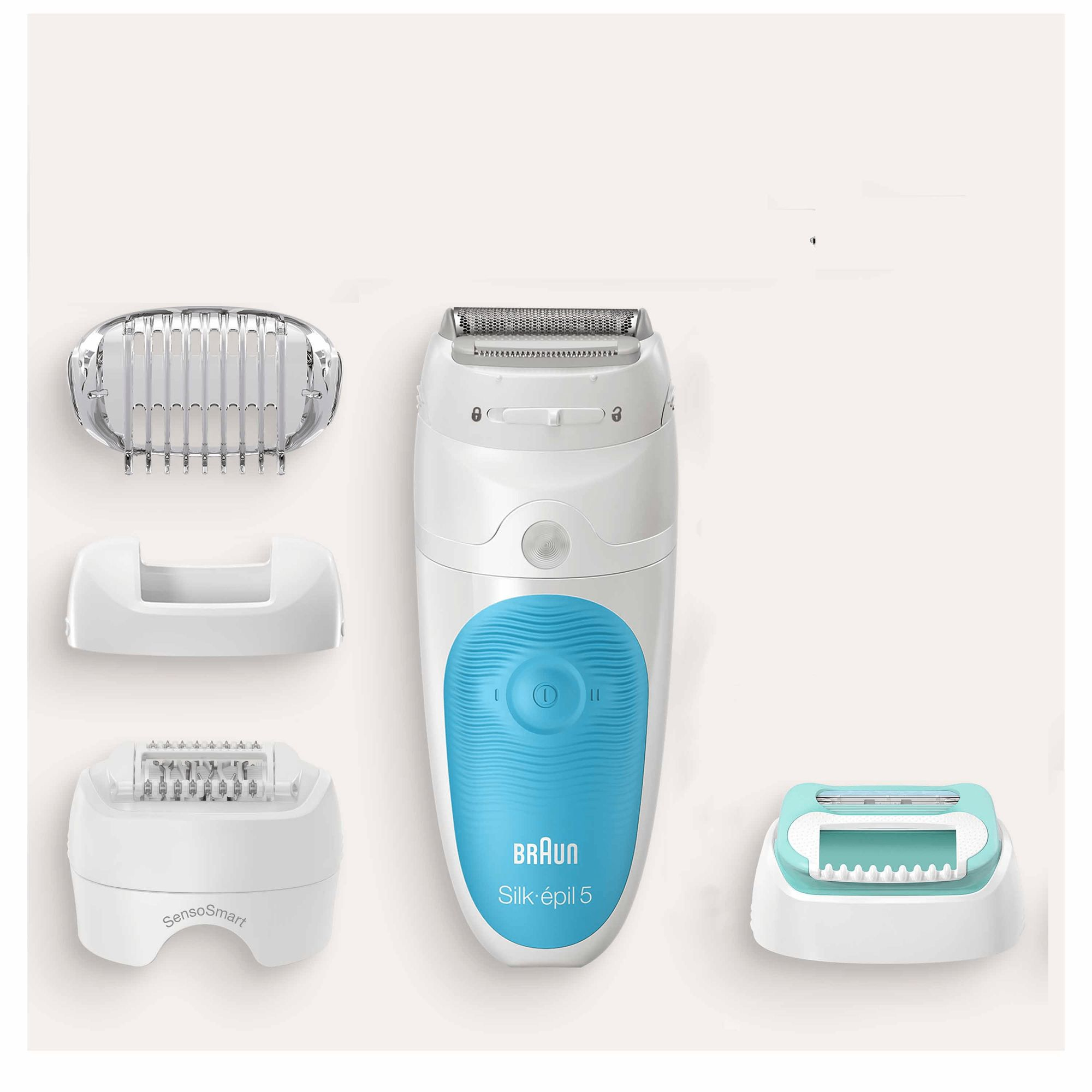 Braun Silk-épil 5 81706331 epilator 28 tweezers White, Turquoise – image 3