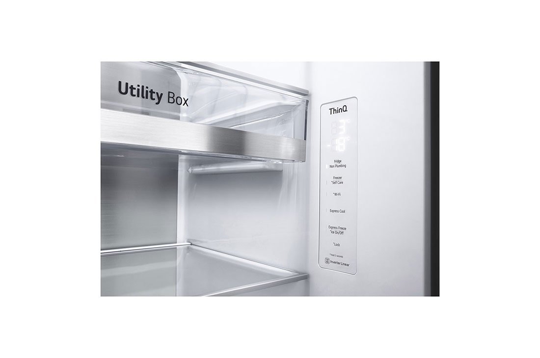 LG GSJV91MCAE side-by-side refrigerator Freestanding – image 6