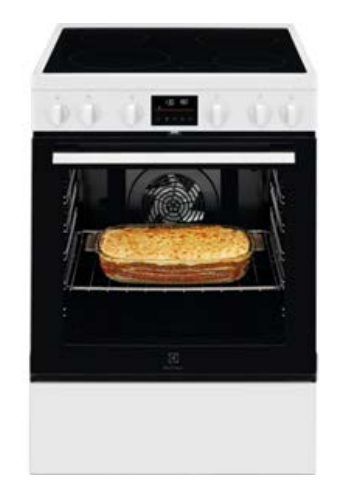 Electrolux LKR64890AW Freestanding cooker Electric Ceramic hob White