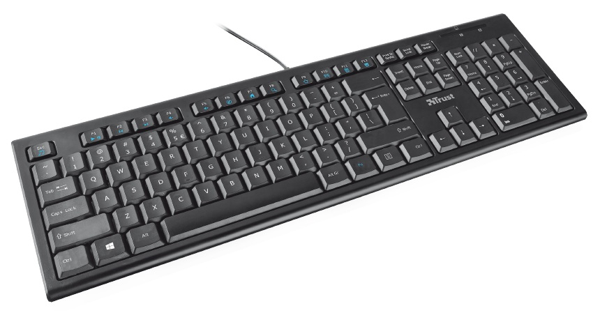 Trust 20258 keyboard USB Italian Black – image 1