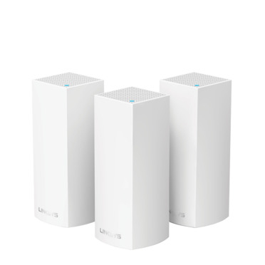 Linksys Velop Whole Home Intelligent Mesh WiFi System, Tri-Band, 3-pack – image 1