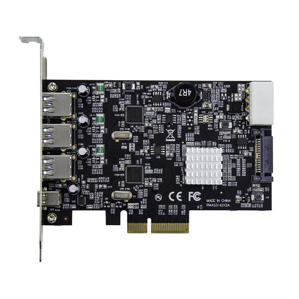 StarTech.com 4-Port USB 3.1 PCIe Card - 3x USB-A and 1x USB-C - 2x Dedicated Channels – image 4